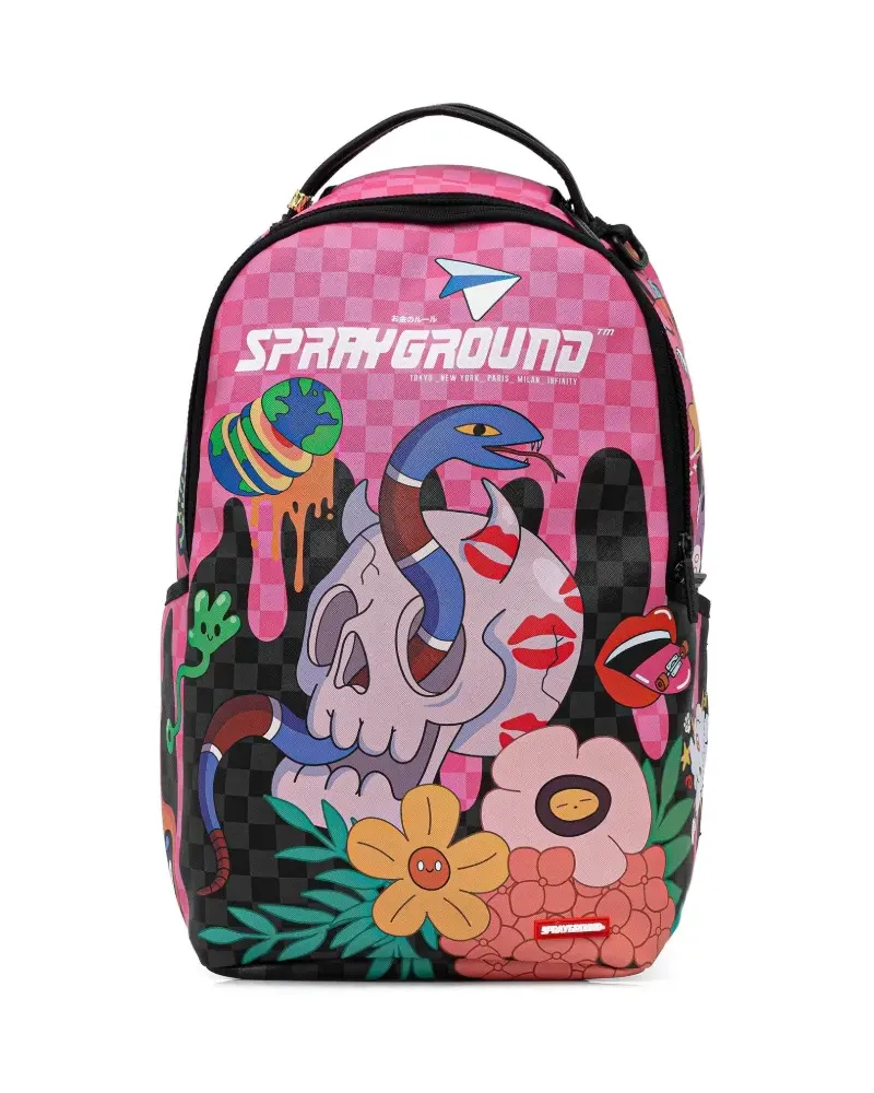 Sprayground graphic-print backpack - Rosa Rosa