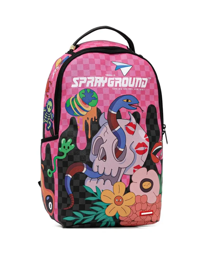Sprayground Rucksack mit grafischem Print - Rosa Rosa