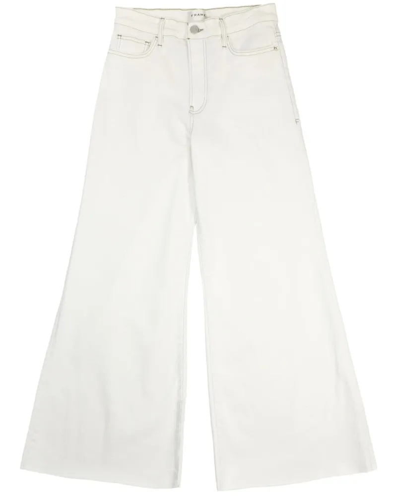 Frame Denim Weite Le Palazzo Jeans - Weiß Weiß