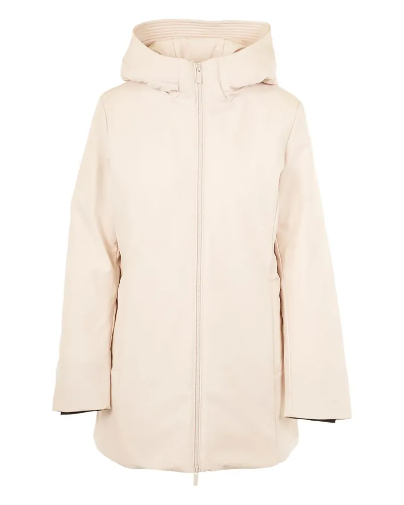 Woolrich zip-fastening hooded coat - Nude Nude