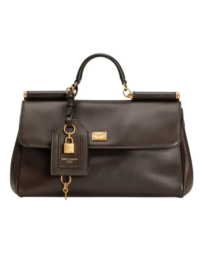 Dolce & Gabbana Mittelgroße My Sicily Tote Bag - Braun Braun