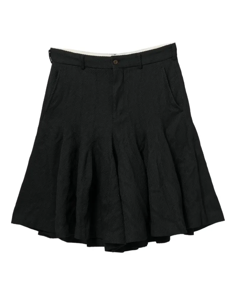 Comme des Garçons Shorts mit Bundfalten - Schwarz Schwarz