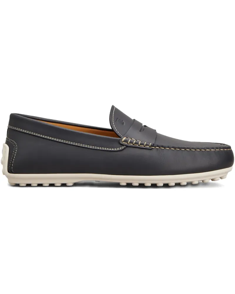 TOD'S City Gommino 76 L Penny-Loafer - Blau Blau