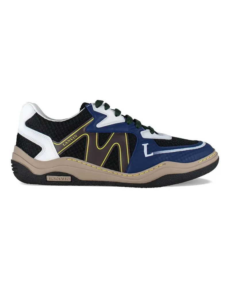 Lanvin Sneakers mit Logo-Einsatz - Schwarz Schwarz