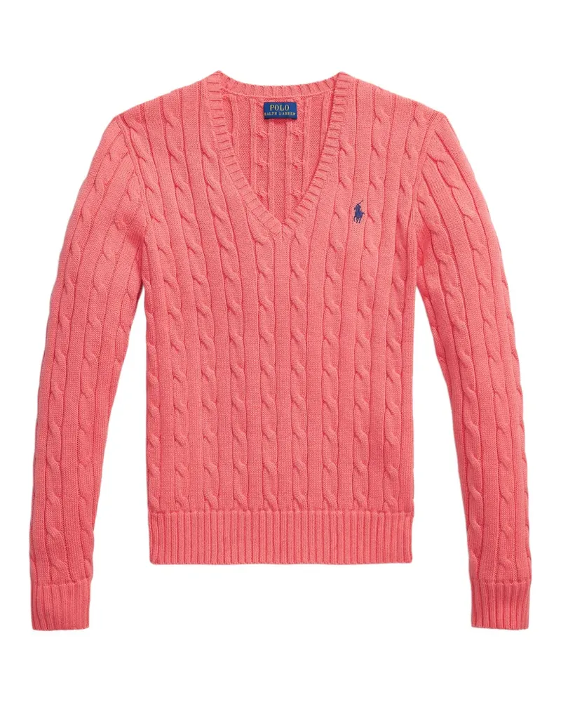 Ralph Lauren Pullover mit V-Ausschnitt - Rosa Rosa
