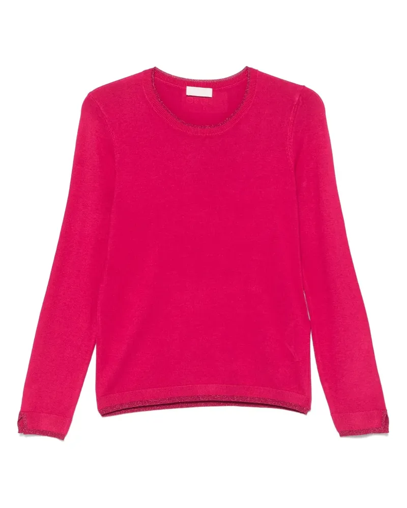 Liu Jo Pullover mit Rundhalsausschnitt - Rosa Rosa