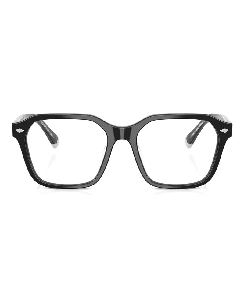 Brunello Cucinelli Brille mit eckigem Gestell - Schwarz Schwarz