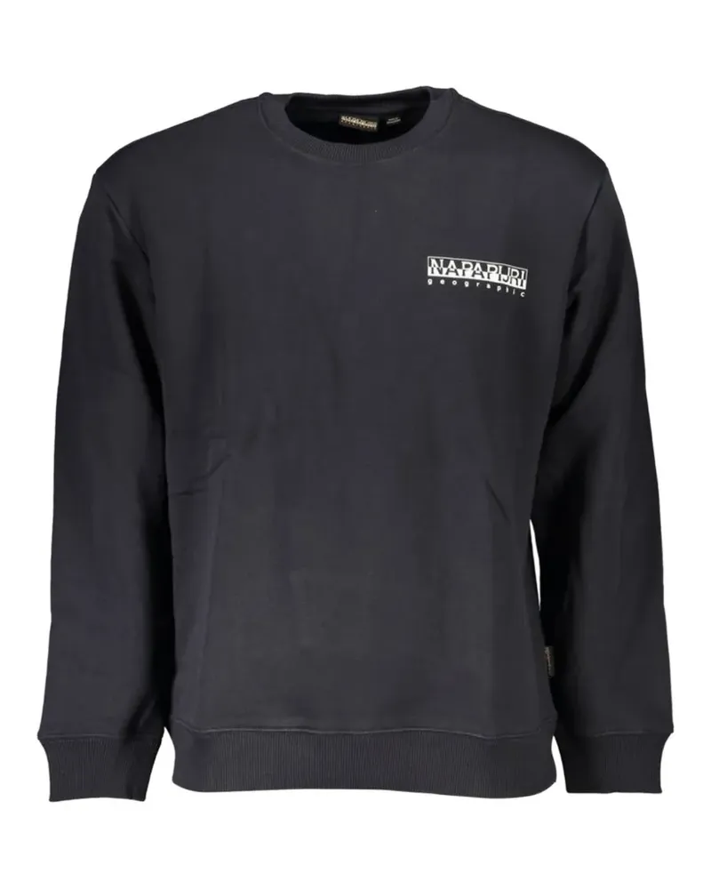 Napapijri logo-print crew-neck sweatshirt - Schwarz Schwarz