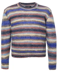 A.P.C. Gestreifter Pullover Blau