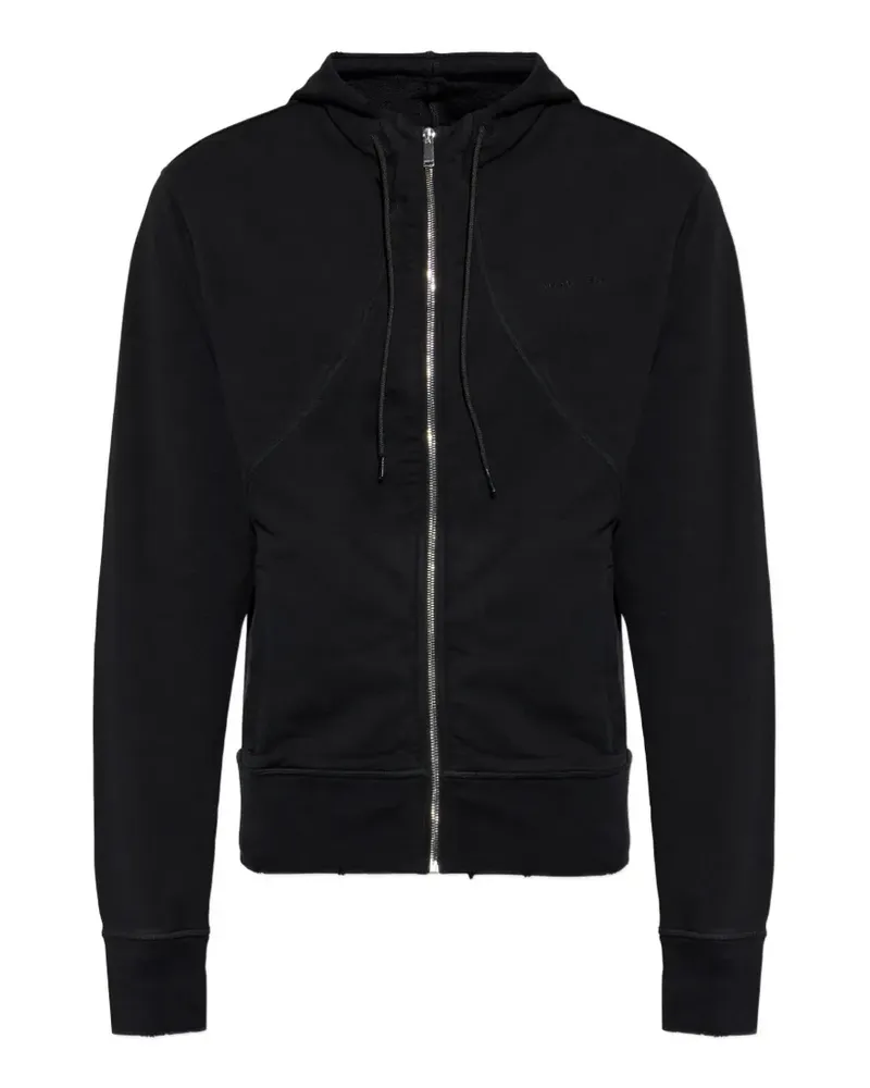 Alexander McQueen zip-up hoodie - Schwarz Schwarz