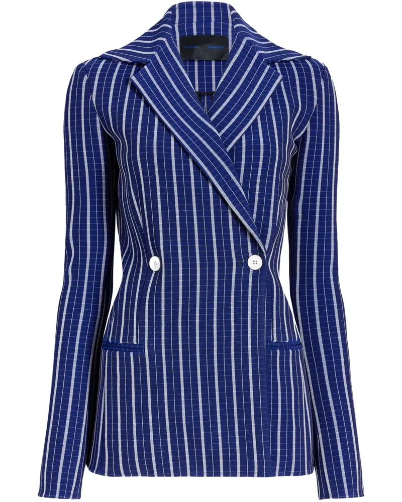 Proenza Schouler Marine Jacke - Blau Blau