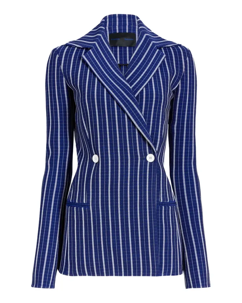 Proenza Schouler Marine Jacke - Blau Blau