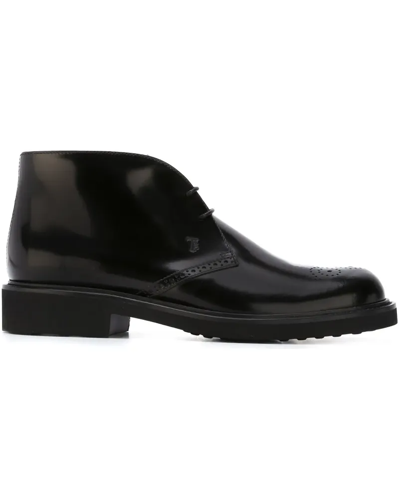 TOD'S Stiefel mit Schnürung - Schwarz Schwarz