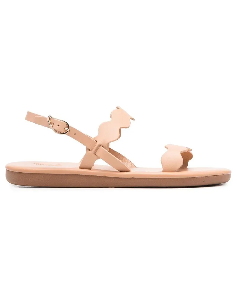 Ancient Greek Sandals Sandalen aus Leder - Nude Nude
