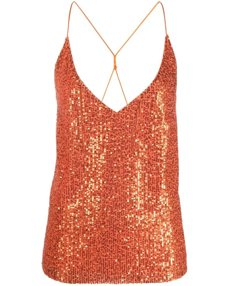 Blanca Tritonia Top - Orange Orange