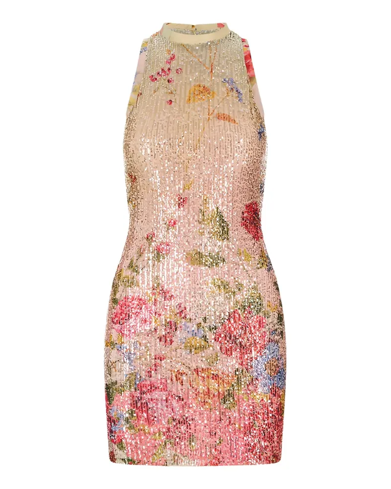 Roberto Cavalli Miami Flowers sleeveless dress - Rosa Rosa