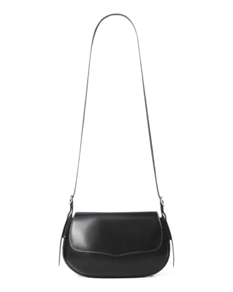 Christophe Lemaire Belly Schultertasche - Schwarz Schwarz