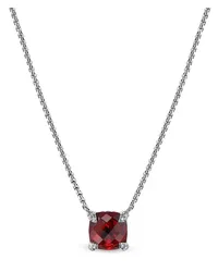 David Yurman Petite Châtelaine Halskette Rot