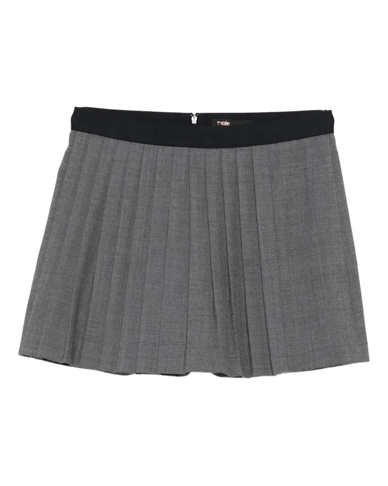 Maje box-pleated skirt - Grau Grau