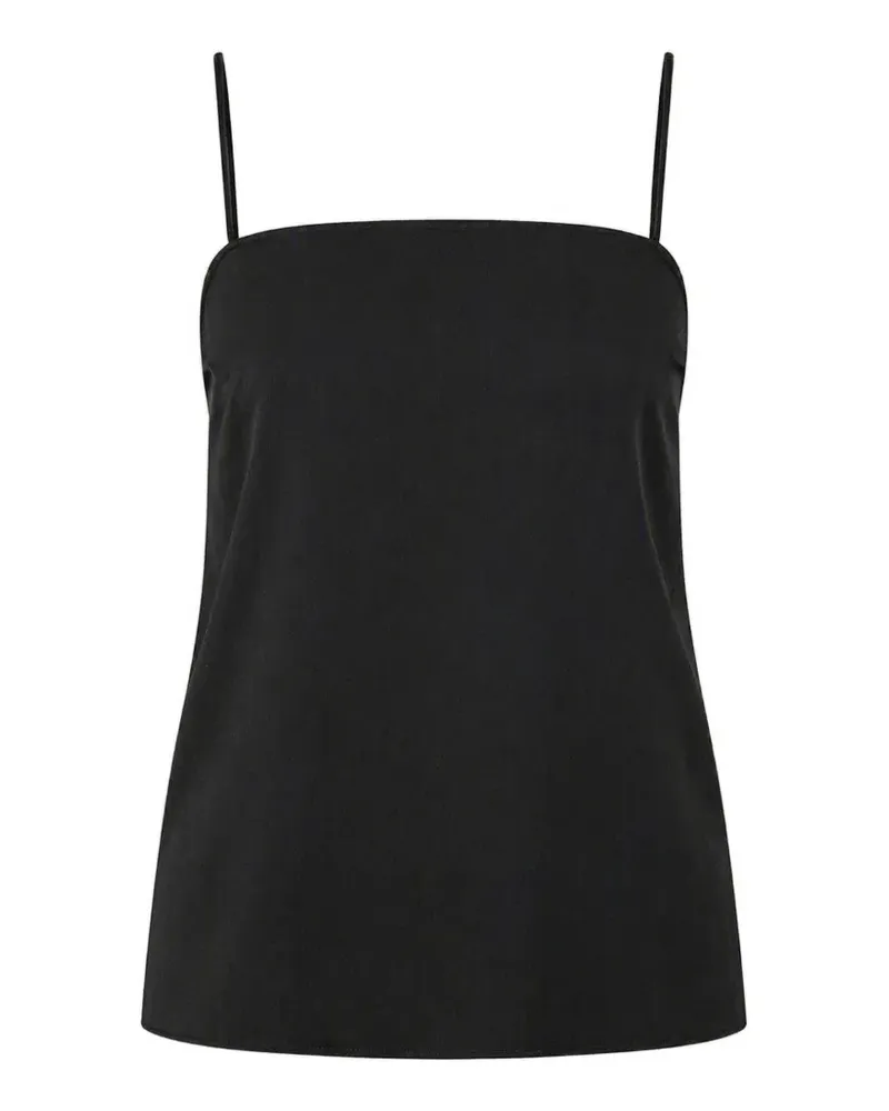 Alberta Ferretti Bluse mit Spaghettiträgern - Schwarz Schwarz