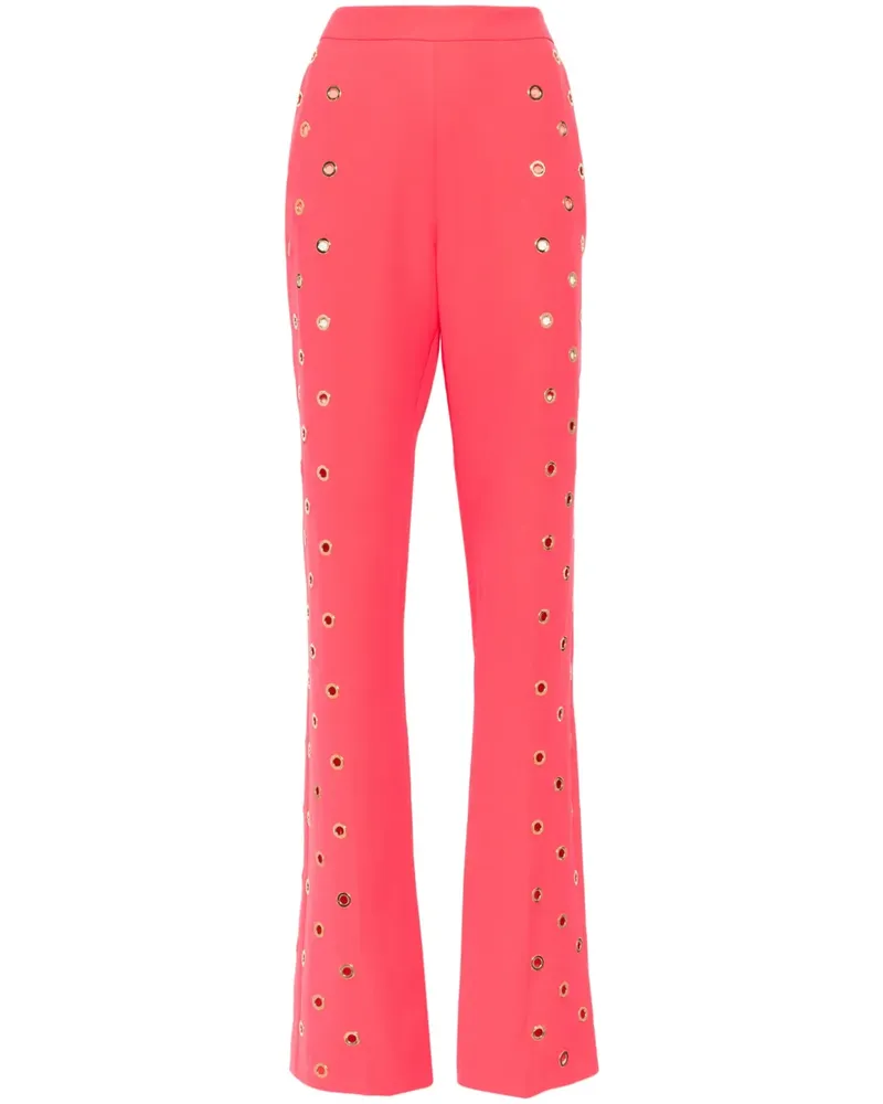 Saiid Kobeisy Klassische Hose mit Metallring - Rot Rot