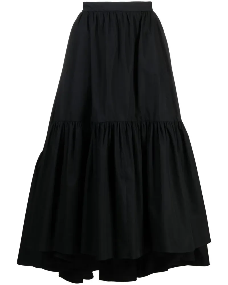 Patou Asymmetrischer Rock - Schwarz Schwarz