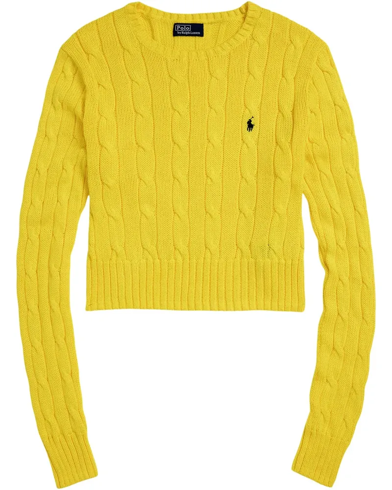 Ralph Lauren Pullover mit Polo Pony-Stickerei - Gelb Gelb