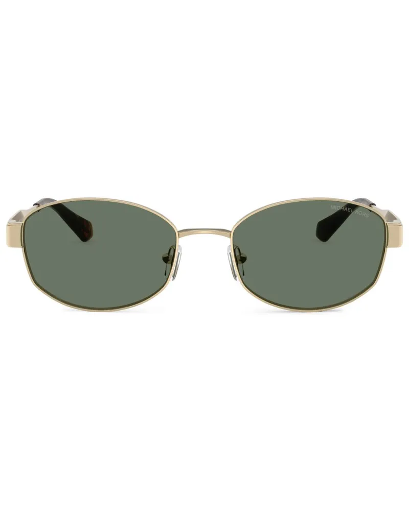 Michael Kors Sonnenbrille mit ovalem Gestell - Gold Gold