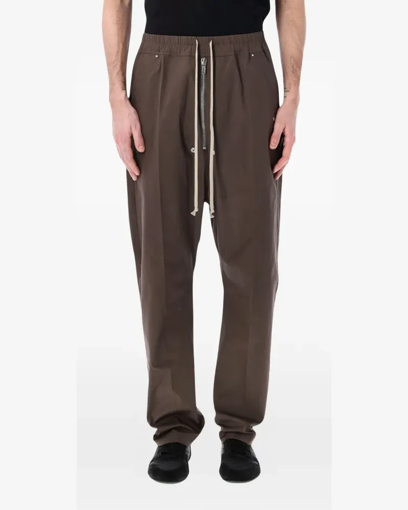 Rick Owens Bela drawstring trousers - Braun Braun