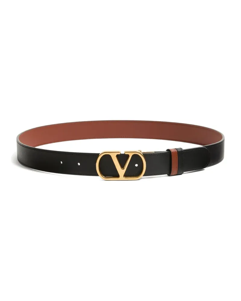 Valentino Garavani Gürtel mit VLogo - Braun Braun