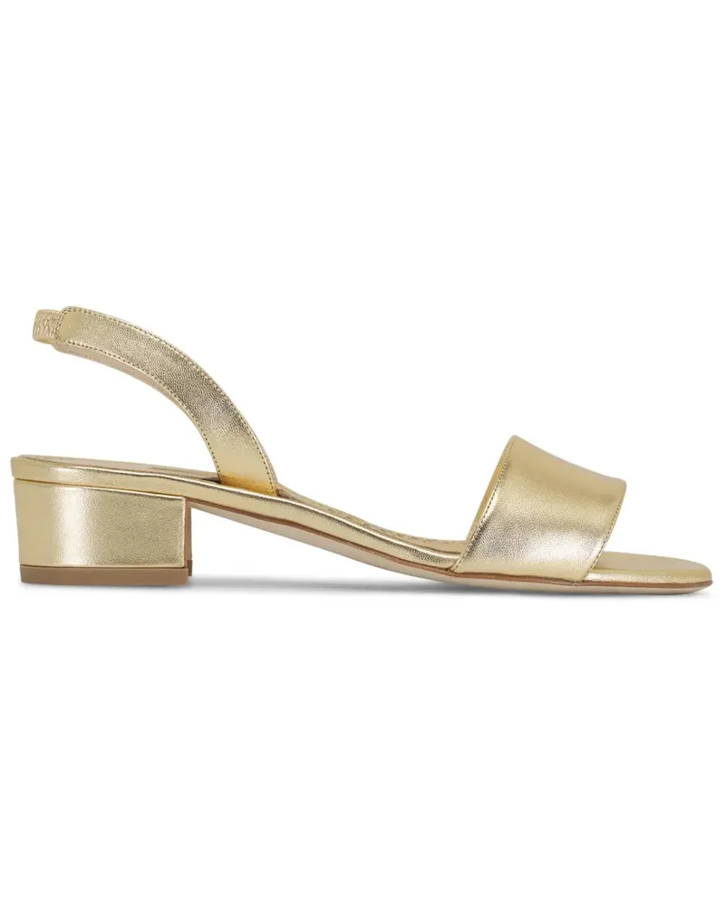 Manolo Blahnik Patopia Sandalen 30mm - Gold Gold