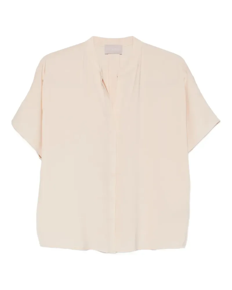 hemisphere V-neck shirt - Nude Nude