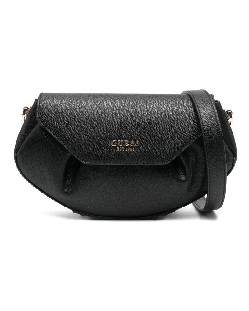 Guess Schultertasche mit Logo - Schwarz Schwarz