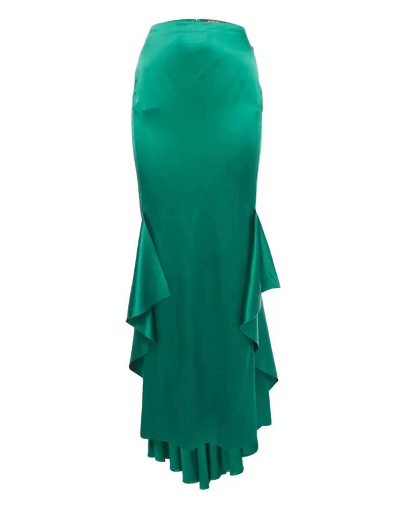 Roberto Cavalli Asymmetrischer Rock - Grün Grün