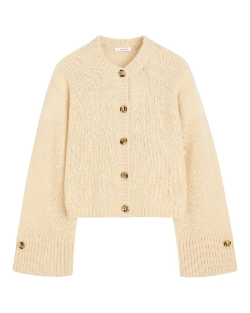 By Malene Birger Cierrou flared-sleeve cardigan - Gelb Gelb