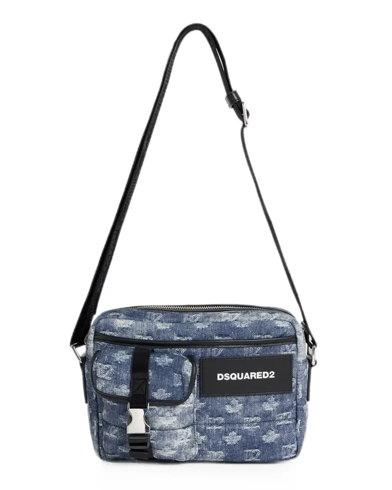 Dsquared2 D2 Monogram Umhängetasche - Blau Blau