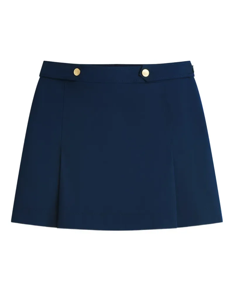 Tommy Hilfiger pleated-detail button-embellished skirt - Blau Blau