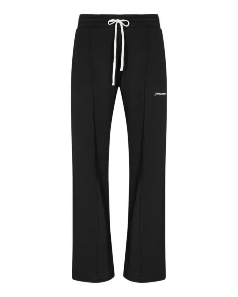 HINNOMINATE logo-print drawstring track pants - Schwarz Schwarz