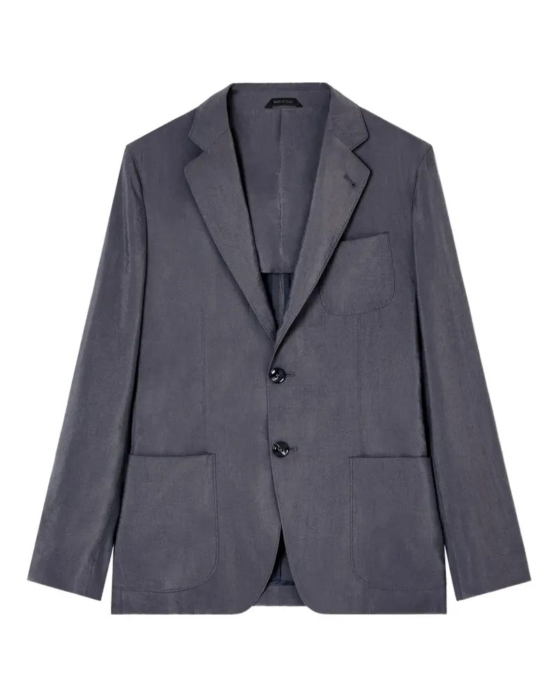 Giorgio Armani single-breasted blazer - Grau Grau