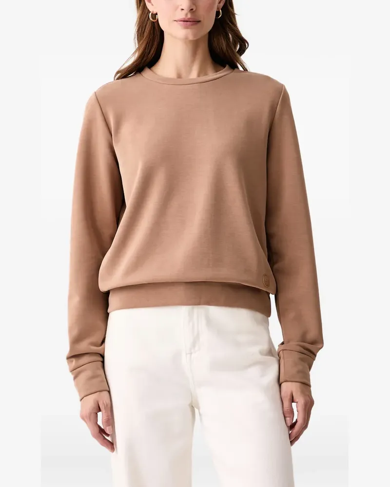 Colmar Sweatshirt mit Logo-Patch - Braun Braun