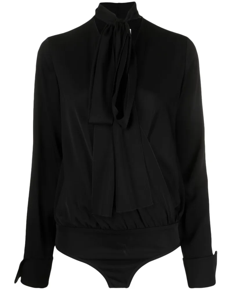 SPORTMAX Body mit Schleifen - Schwarz Schwarz