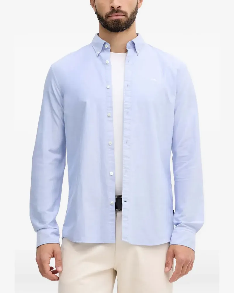 Lindbergh Hemd mit Button-down-Kragen - Blau Blau