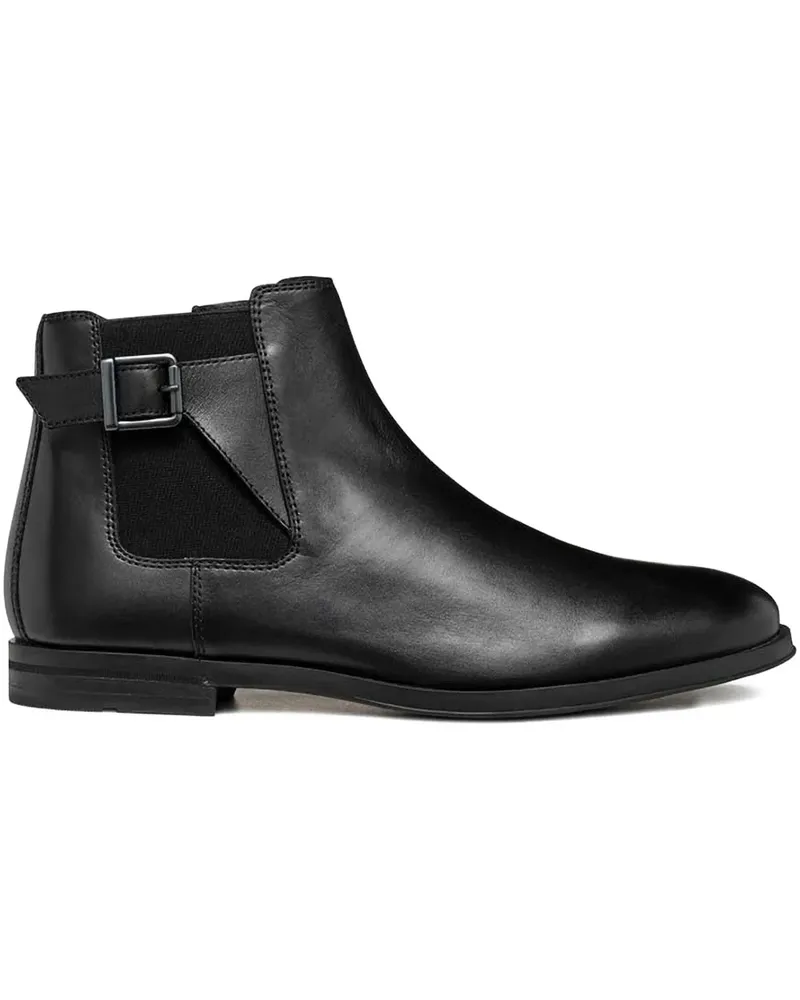 Geox Stiefel mit Schnallenverschluss - Schwarz Schwarz