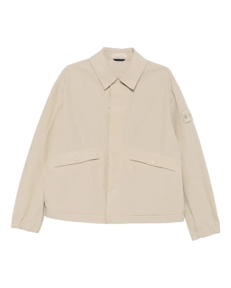 Stone Island Ghost Jacke mit Logo-Patch - Nude Nude