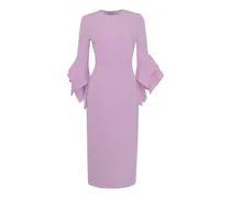 Ronda Midikleid mit gestuften Ärmeln - Rosa