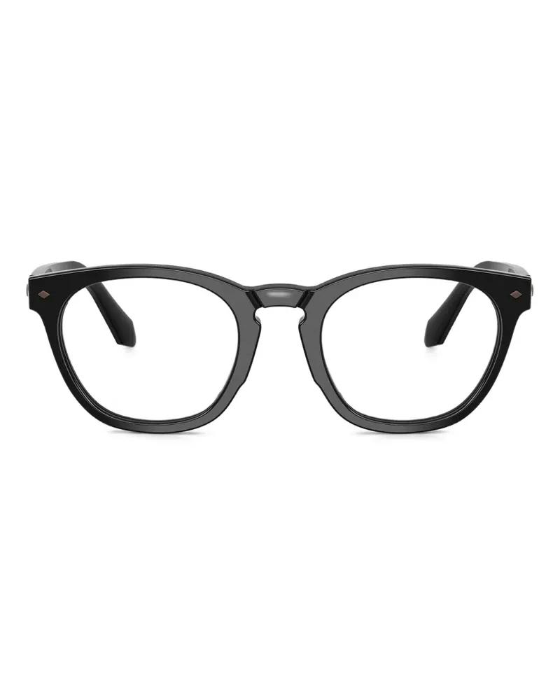 Giorgio Armani round glasses - Schwarz Schwarz