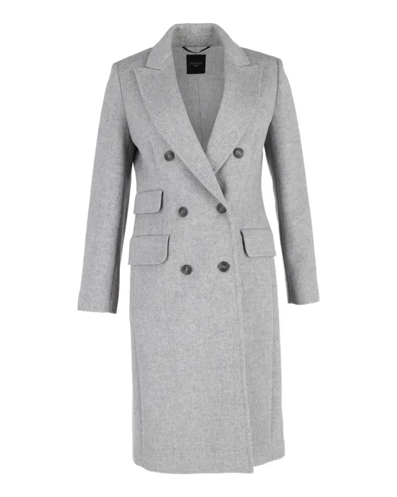 Max Mara grey double-breasted coat - Grau Grau
