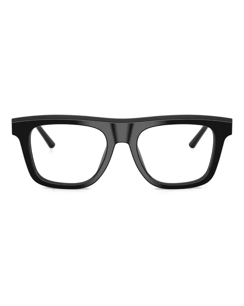Dolce & Gabbana Brille mit eckigem Gestell - Schwarz Schwarz