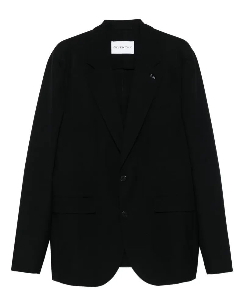 Givenchy single-breasted wool blazer - Schwarz Schwarz