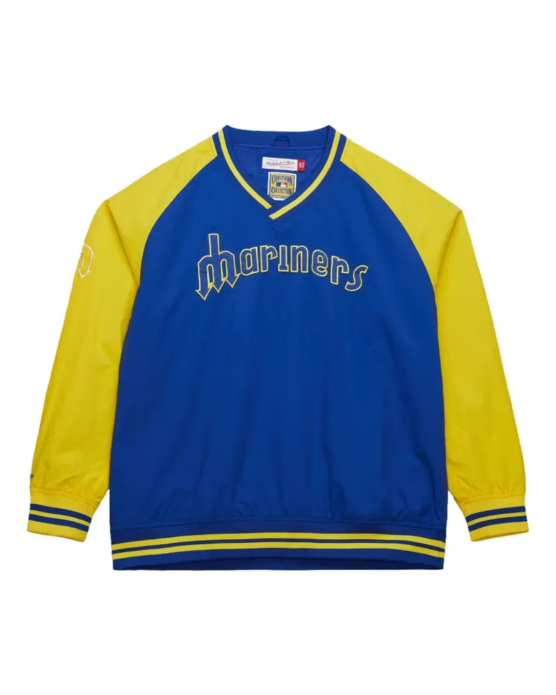 Mitchell & Ness V-neck sweatshirt - Blau Blau